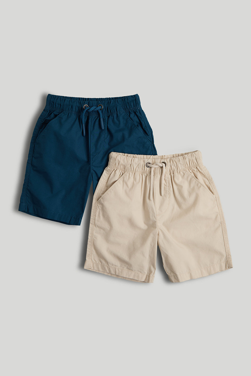 Mothercare 2 Pack Poplin Shorts