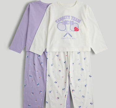 Mothercare 2 Pack Varsity Pyjamas