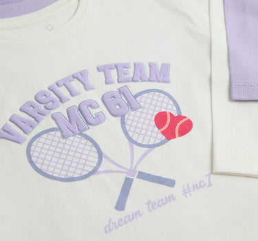 Mothercare 2 Pack Varsity Pyjamas