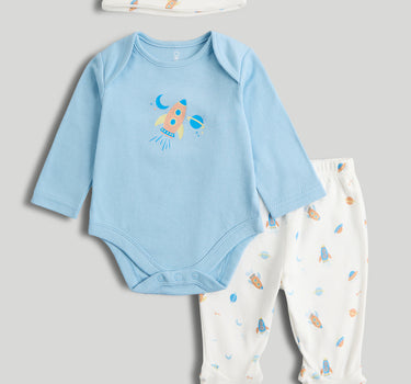 Mothercare 3-Piece Space Baby Outfit Set
