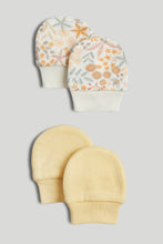 Load image into Gallery viewer, Mothercare 2 Pack Cotton Baby Mitts
