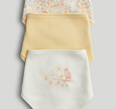Mothercare 3 Pack Daisy Dribble Bibs