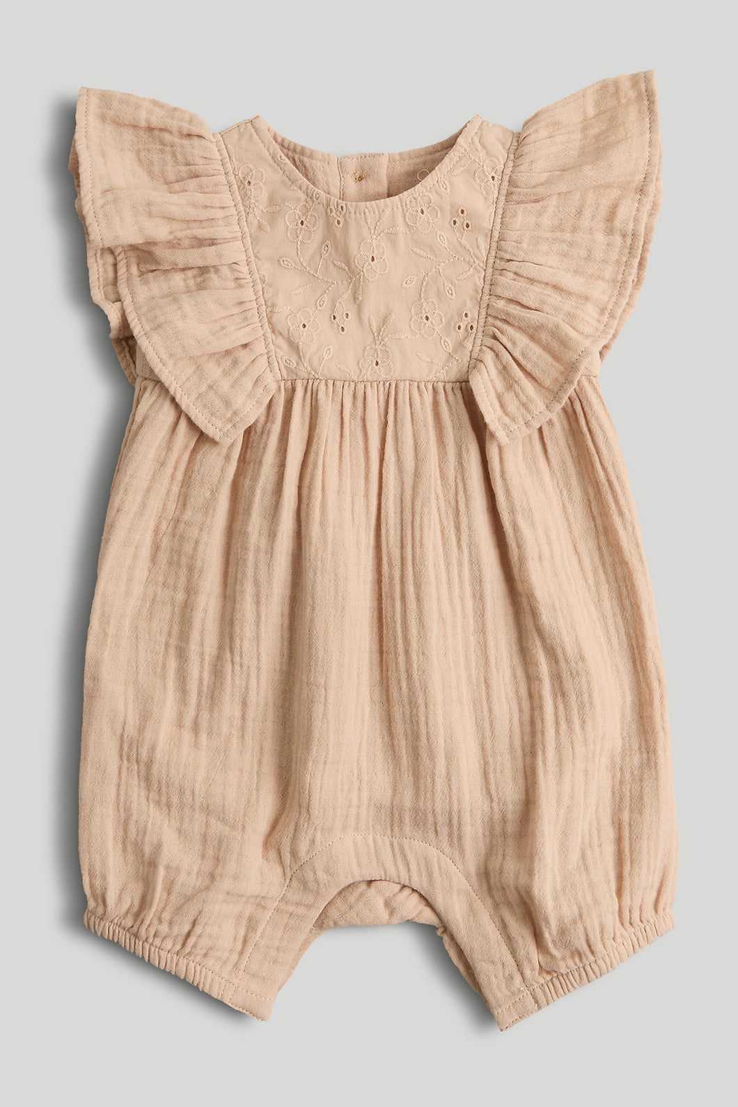 Mothercare Peach Cotton Romper