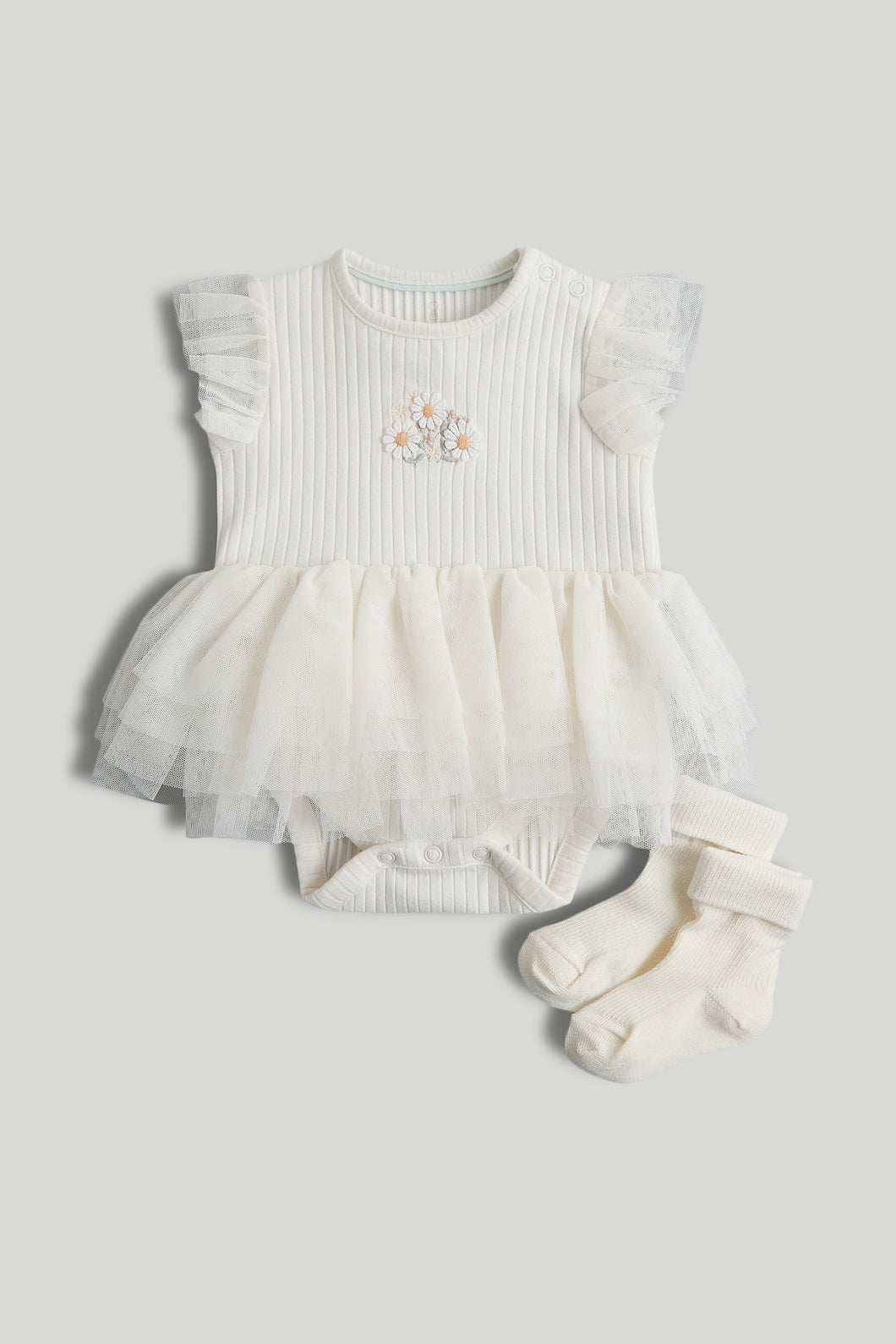 Mothercare Daisy Tutu Bodysuit and Socks Outfit