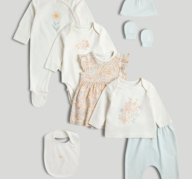 Mothercare 8-Piece Daisy Outfit Gift Set