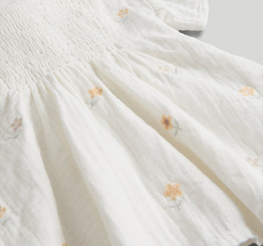 Mothercare White Daisy Dress and Knickers Outfit