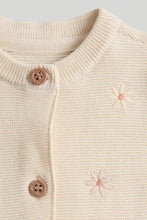 Load image into Gallery viewer, Mothercare Cream Embroidered Cardigan
