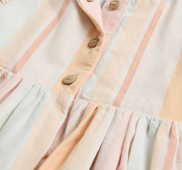 Mothercare Striped Dress and Knickers Outfit