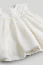 Load image into Gallery viewer, Mothercare 3-Piece White Embroidered Occasion Dress Outfit
