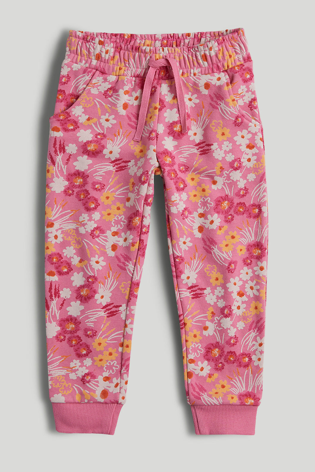 Mothercare Pink Floral Joggers