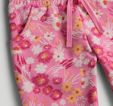 Mothercare Pink Floral Joggers