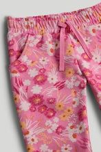 Load image into Gallery viewer, Mothercare Pink Floral Joggers
