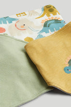 Load image into Gallery viewer, Mothercare 3 Pack Dinosaur Dribble Bibs
