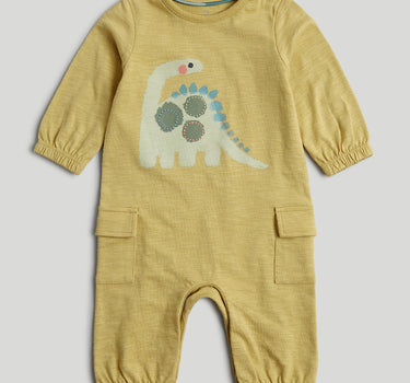 Mothercare Yellow Dinosaur All-in-One