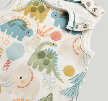 Mothercare 2 Pack Dinosaur Rompers