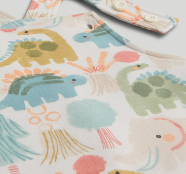 Mothercare Dinosaur Dungarees and Bodysuit Outfit