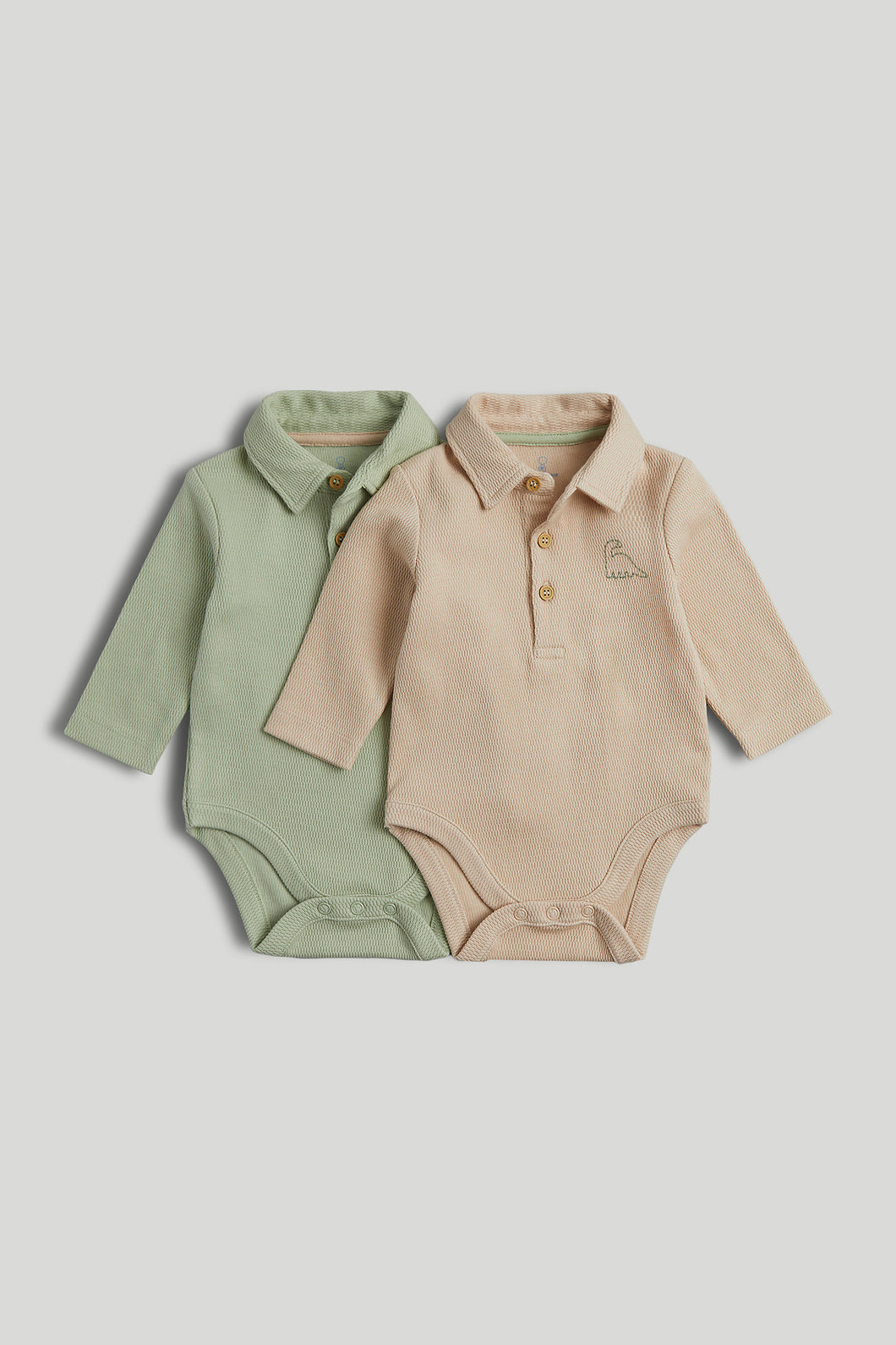 Mothercare 2 Pack Polo Bodysuits