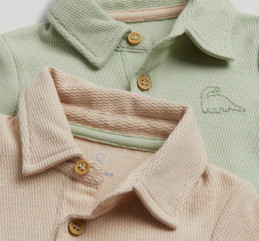 Mothercare 2 Pack Polo Bodysuits