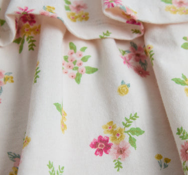 Mothercare Floral Tiered Cotton Jersey Dress