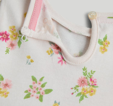 Mothercare Floral Tiered Cotton Jersey Dress