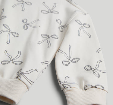 Mothercare Cream Bow Sweat Top