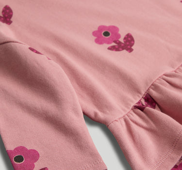 Mothercare Pink Flower Sweat Top