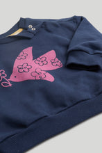 Load image into Gallery viewer, Mothercare Navy Bird Sweat Top
