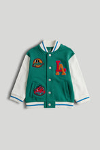 Load image into Gallery viewer, Mothercare Green Varsity Jacket
