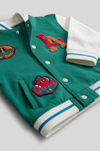 Load image into Gallery viewer, Mothercare Green Varsity Jacket
