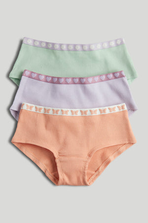 Mothercare 3 Pack Pink Hipster Briefs