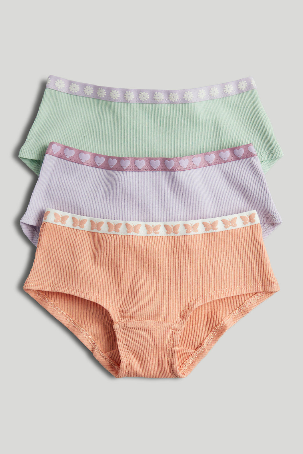 Mothercare 3 Pack Pink Hipster Briefs