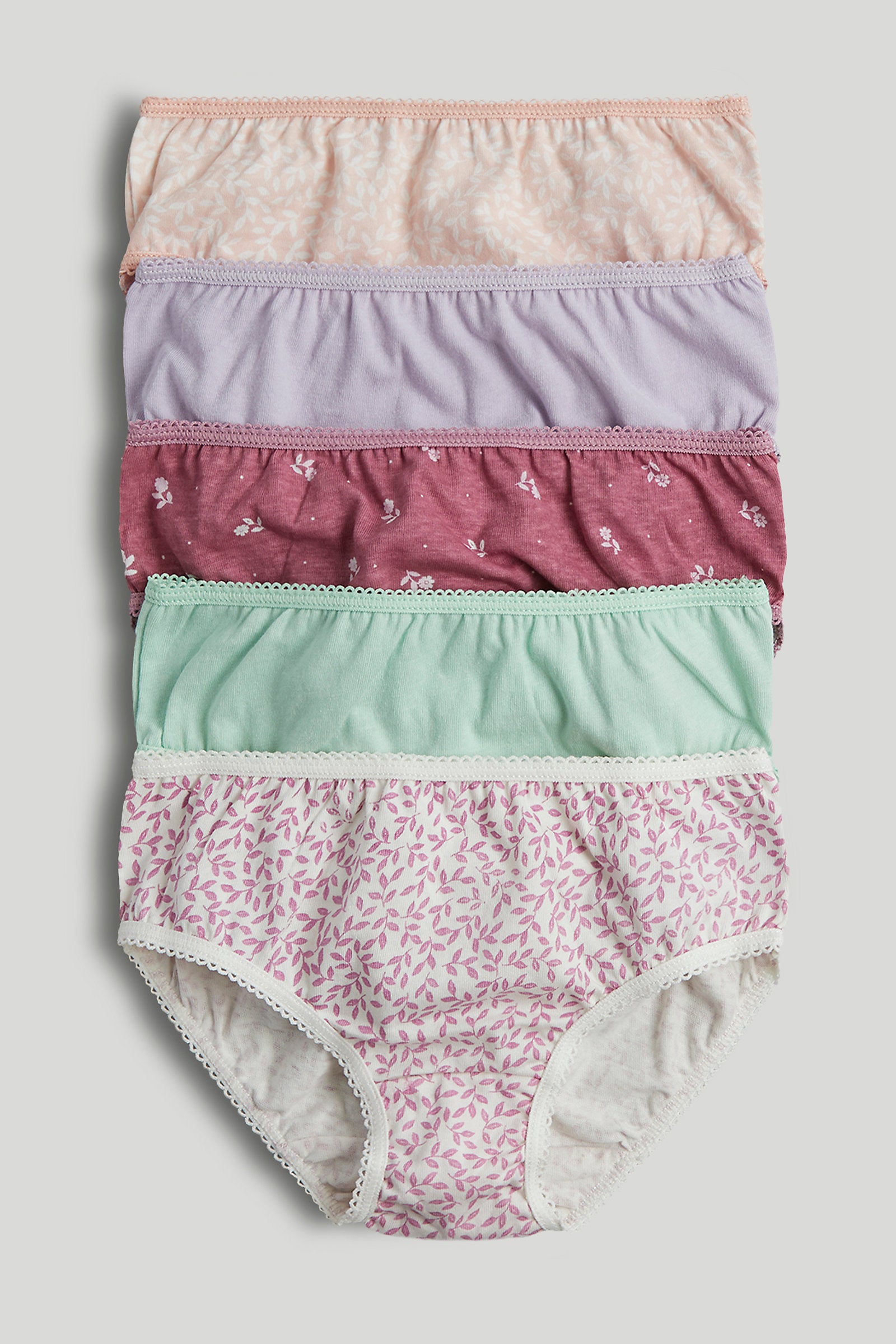 Mothercare 5 Pack Leaves Briefs