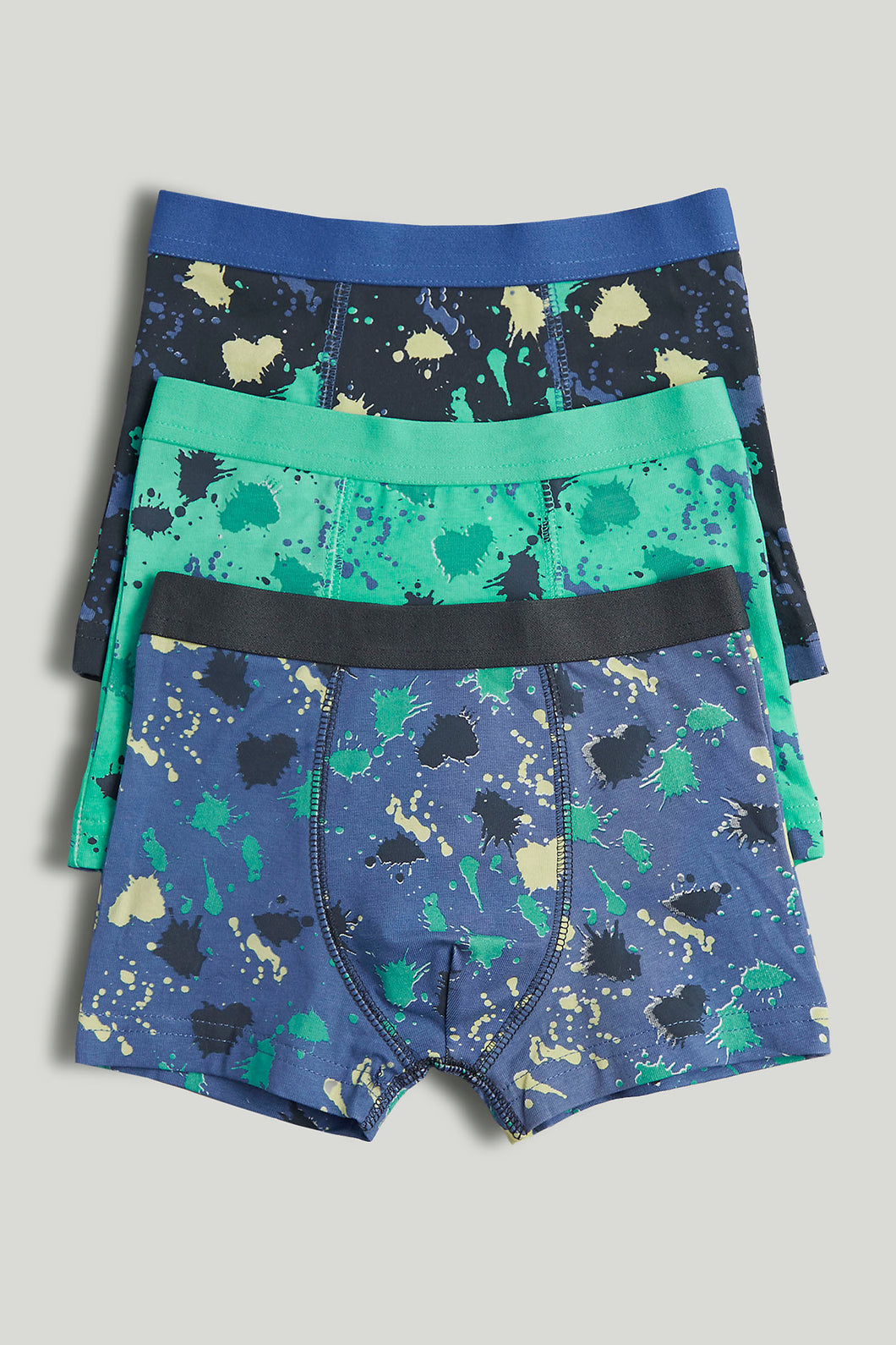 Mothercare 3 Pack Paint Splat Briefs
