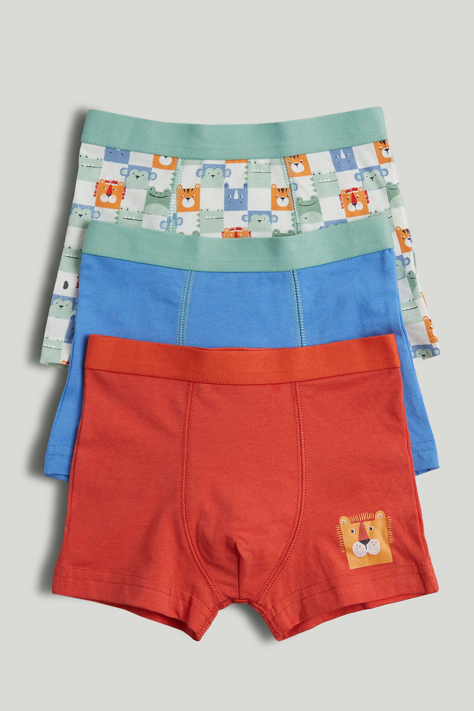Mothercare 3 Pack Animal Trunk Briefs