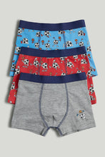 Load image into Gallery viewer, Mothercare 3 Pack Football Trunk Briefs
