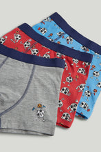 Load image into Gallery viewer, Mothercare 3 Pack Football Trunk Briefs
