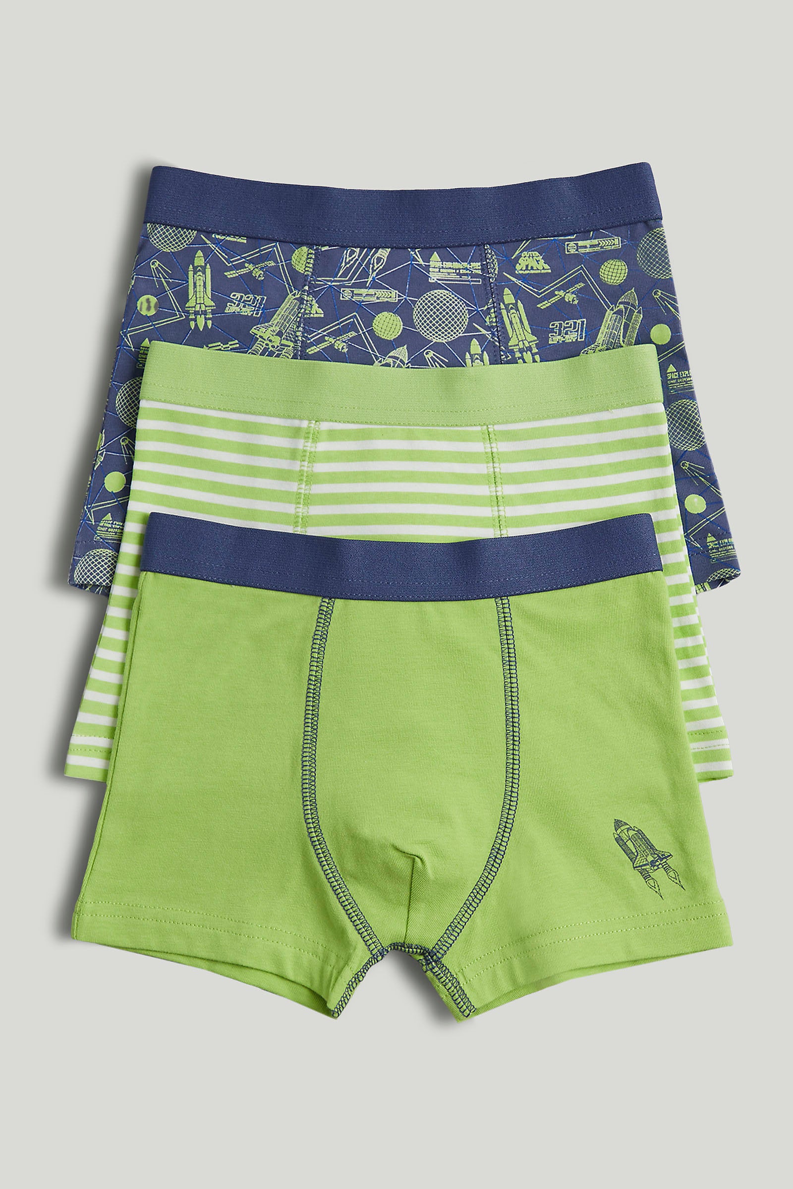 Mothercare 3 Pack Space Trunk Briefs