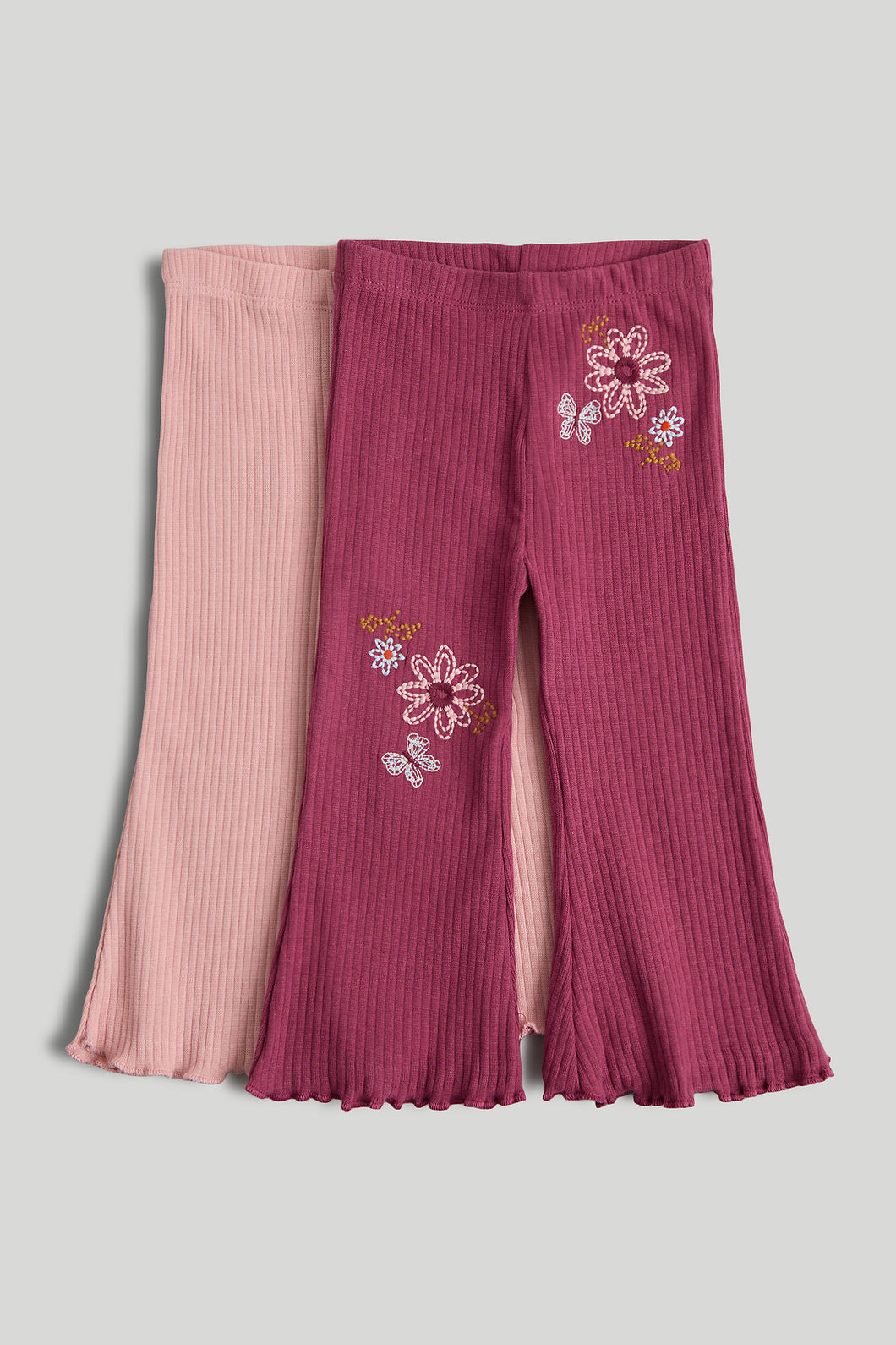 Mothercare 2 Pack Flared Leggings
