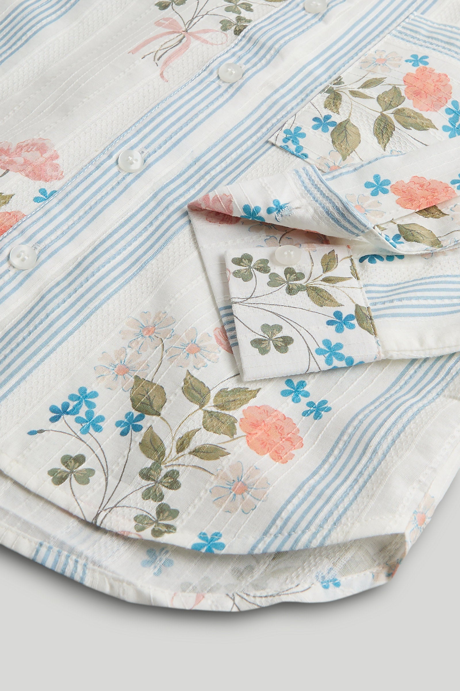 Mothercare Floral Shirt and T-Shirt Set