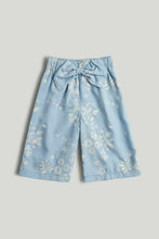 Load image into Gallery viewer, Mothercare Floral Wide-Leg Denim Culottes
