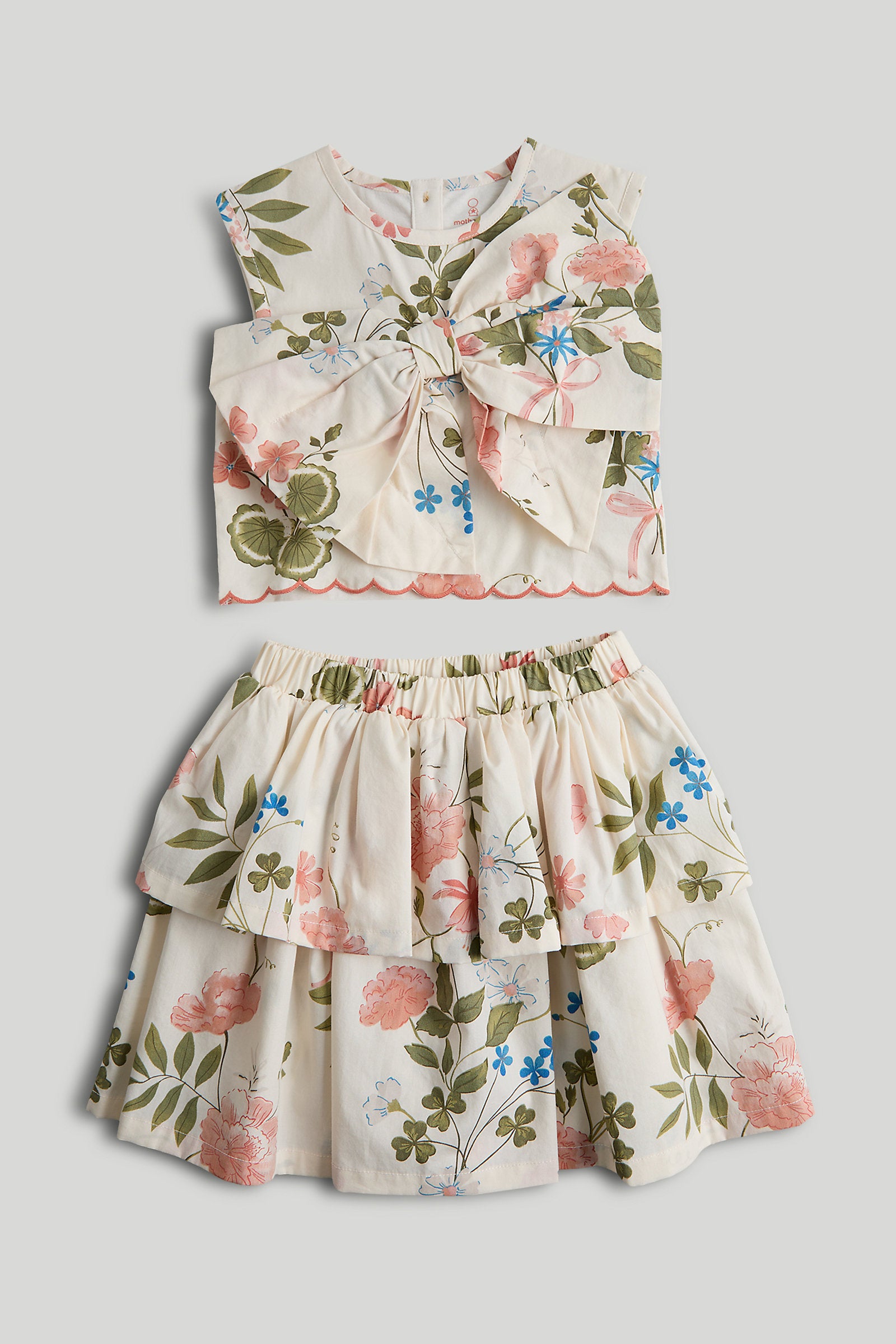 Mothercare Floral Top and Skirt Set