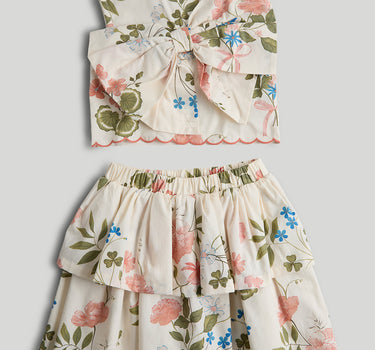 Mothercare Floral Top and Skirt Set