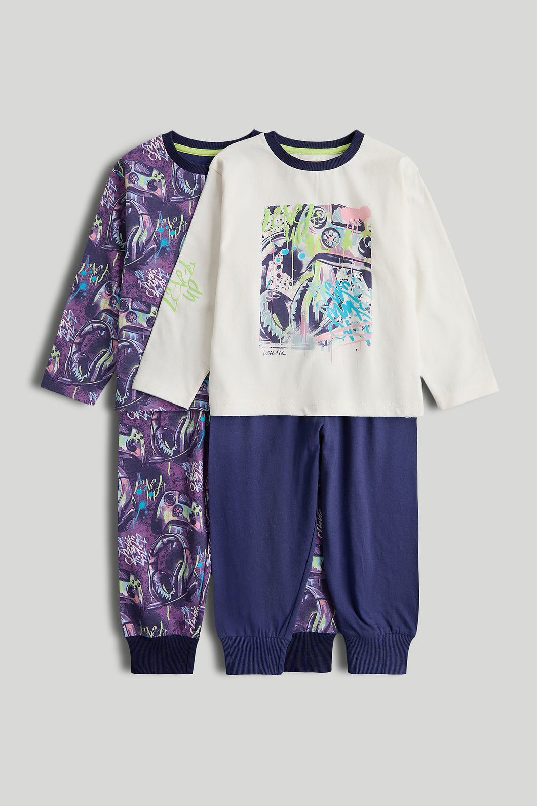 Mothercare 2 Pack Gamer Pyjamas