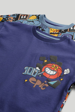 Mothercare 2 Pack Cartoon Pyjamas