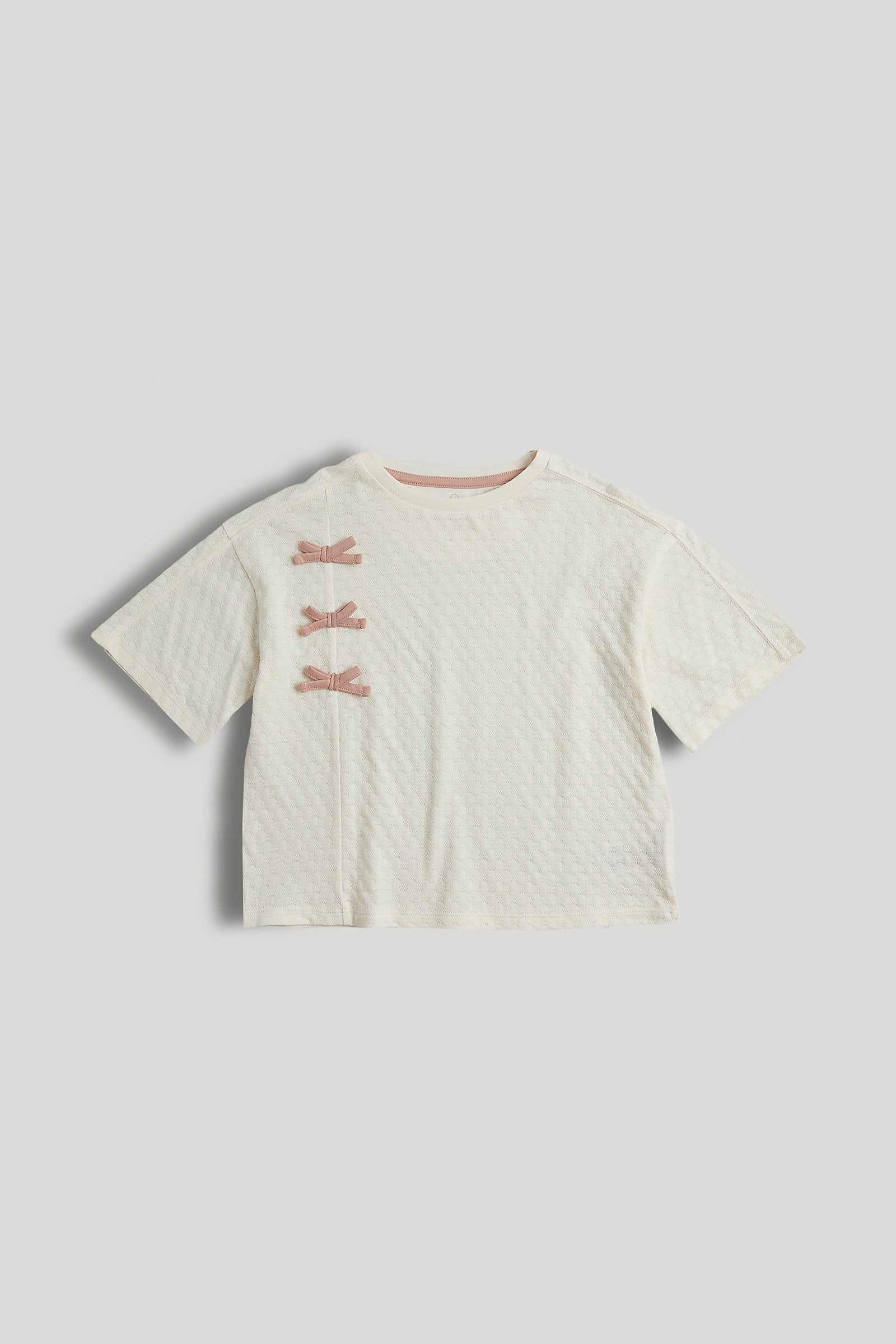 Mothercare White Bow T-Shirt