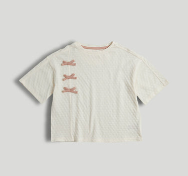 Mothercare White Bow T-Shirt