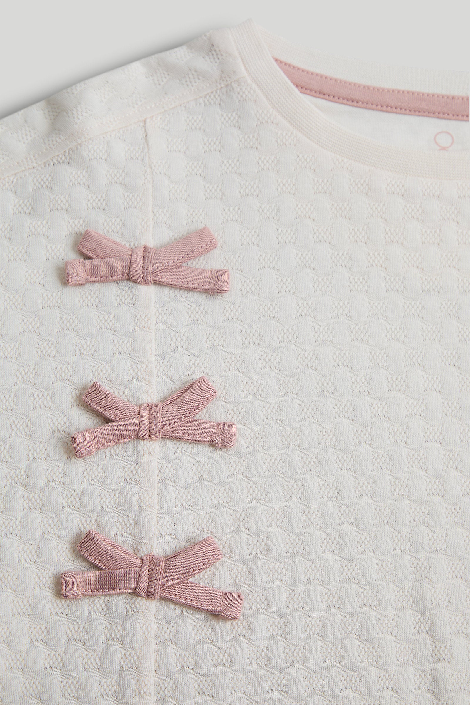 Mothercare White Bow T-Shirt