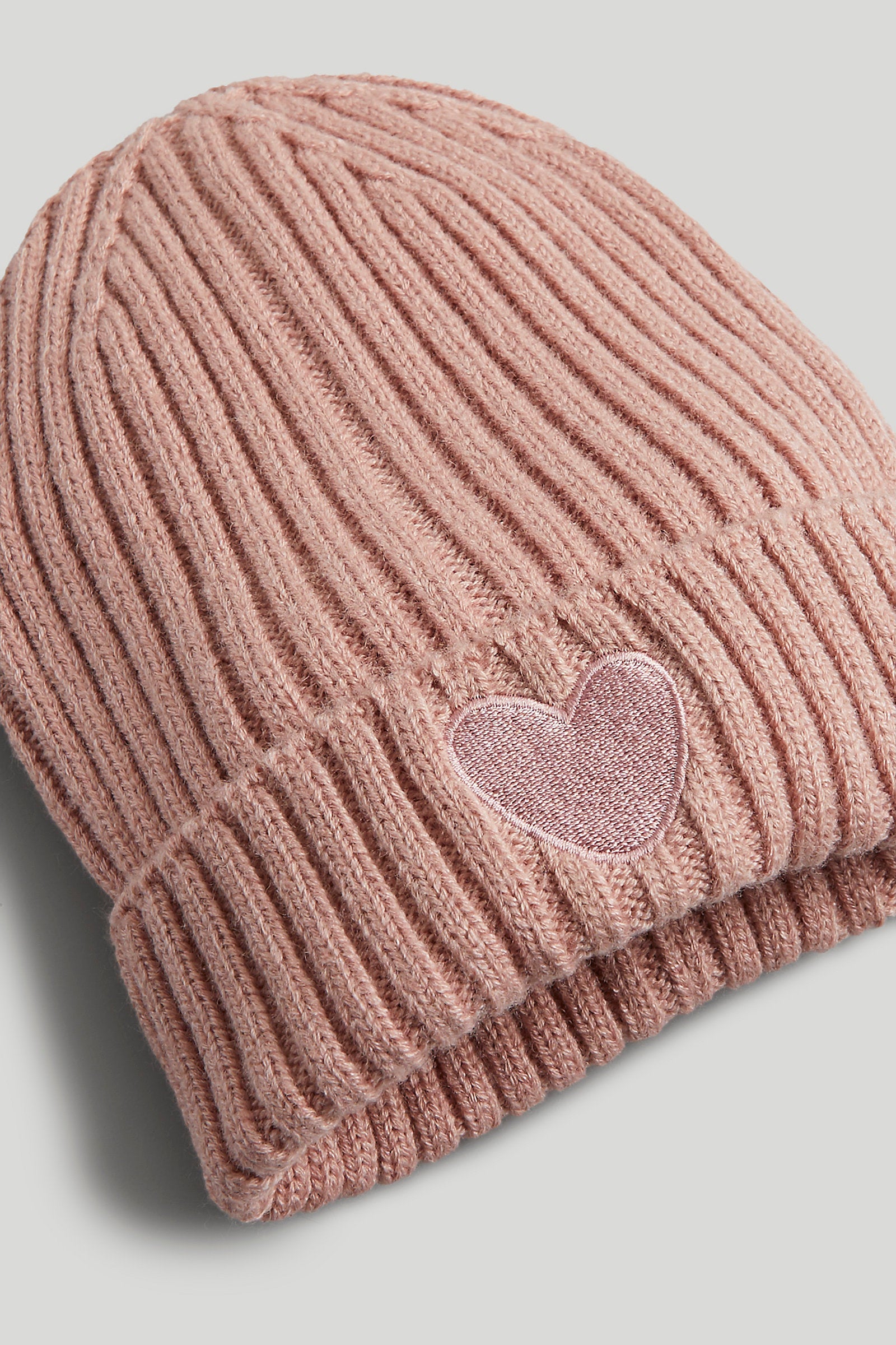 Mothercare Pink Ribbed Beanie Hat