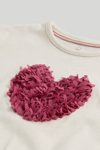 Load image into Gallery viewer, Mothercare My First 2 Pack Heart T-Shirt
