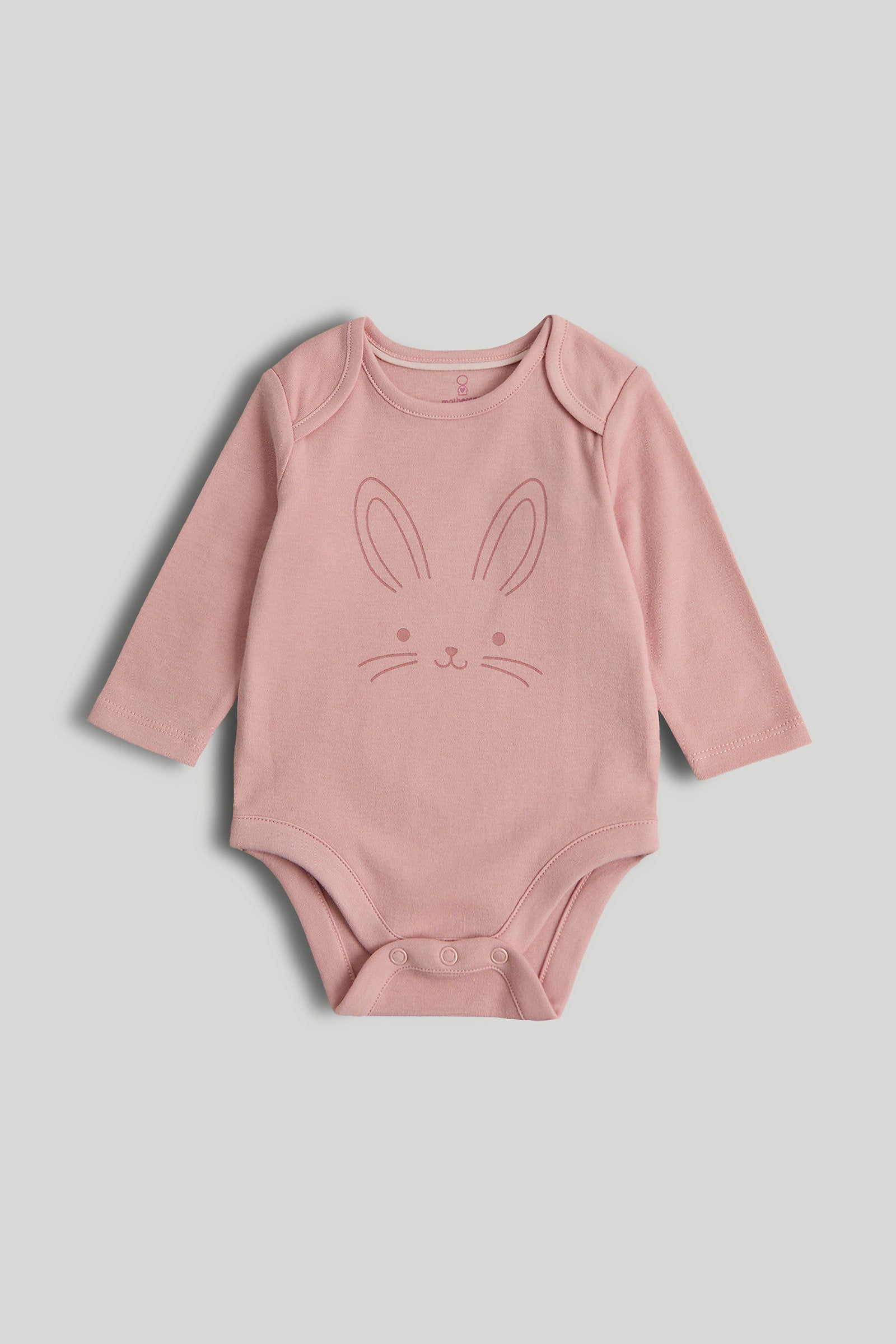 Mothercare My First Pink Long-Sleeved Bodysuit
